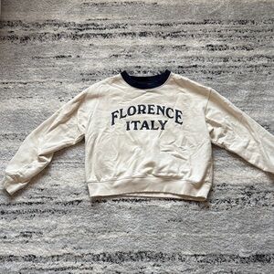 Florence Italy Cream Sweatshirt